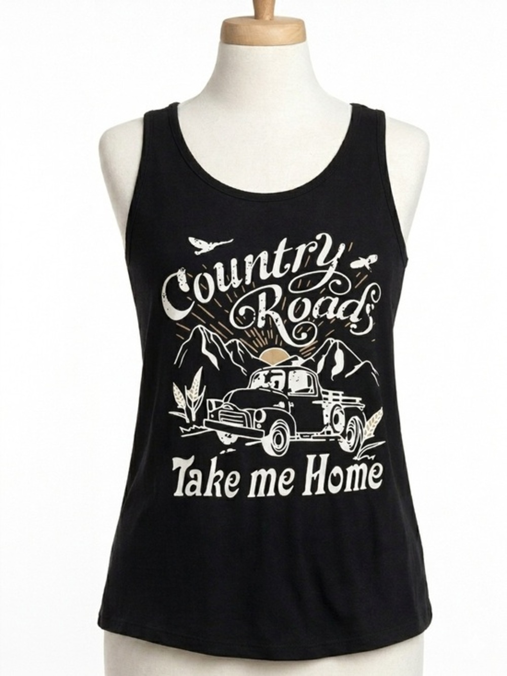 Country Roads Take Me Home Graphic Tank Western Boho Country Concert Festival